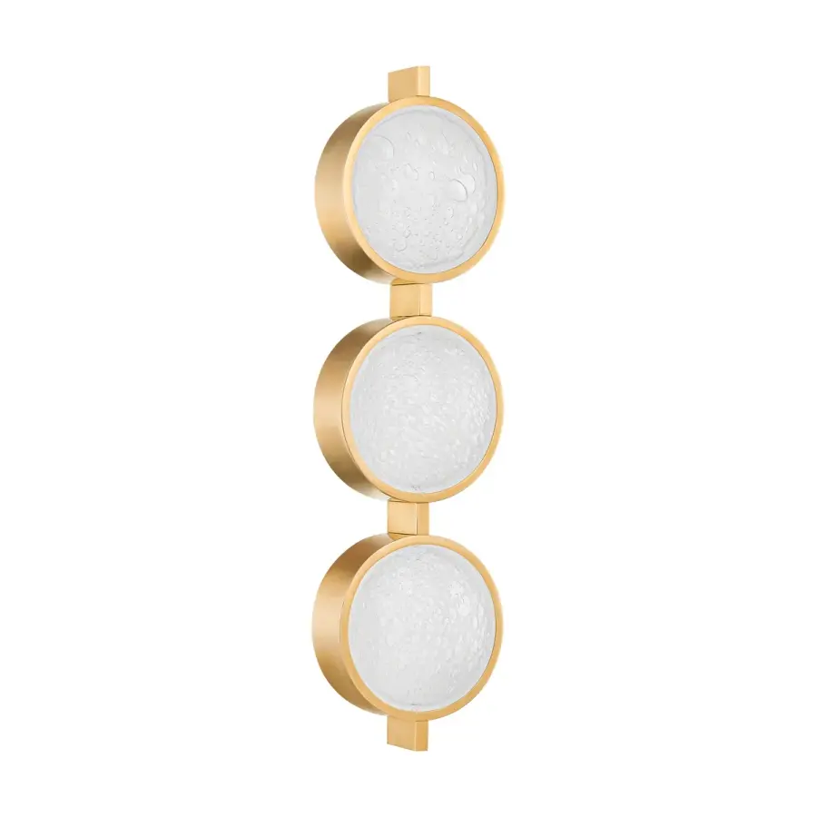 Ansonia LED Wall Sconce in Vintage Brass
