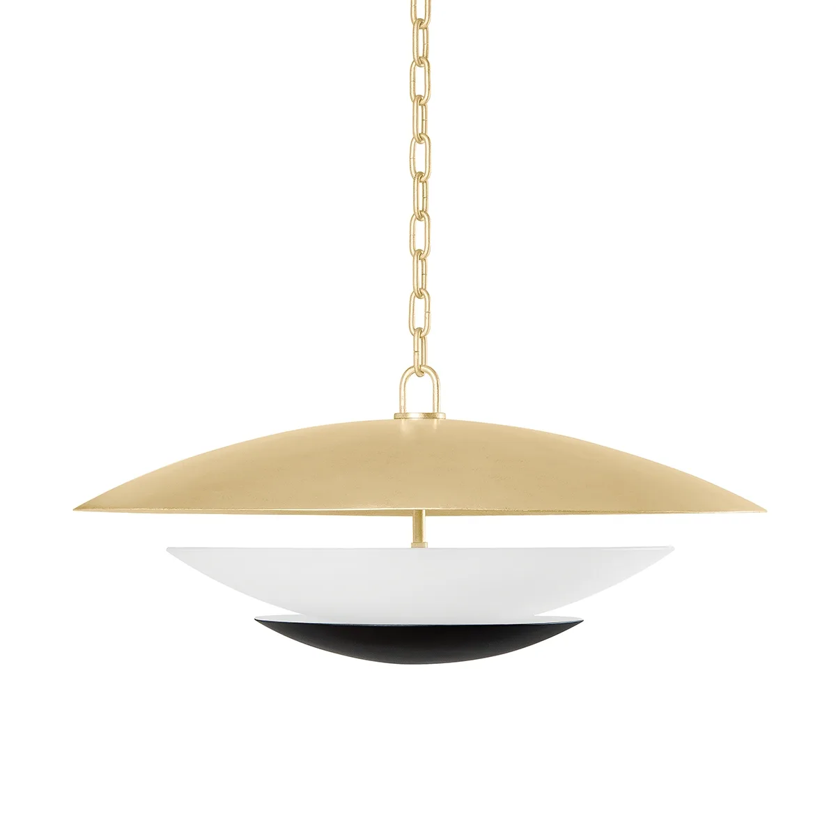 Adara Four Light Chandelier in Vintage Gold Leaf