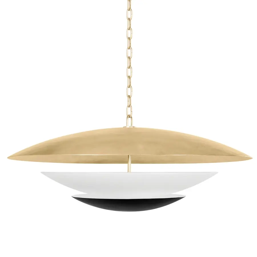 Adara 6-Light Chandelier in Vintage Gold Leaf