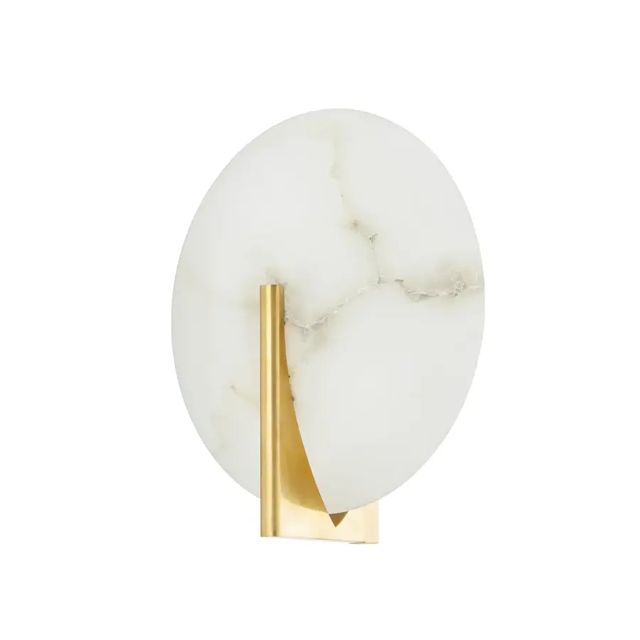 Asteria LED Wall Sconce in Vintage Brass