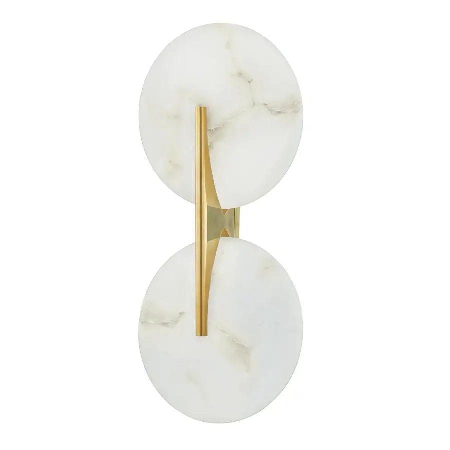 Asteria LED Wall Sconce in Vintage Brass