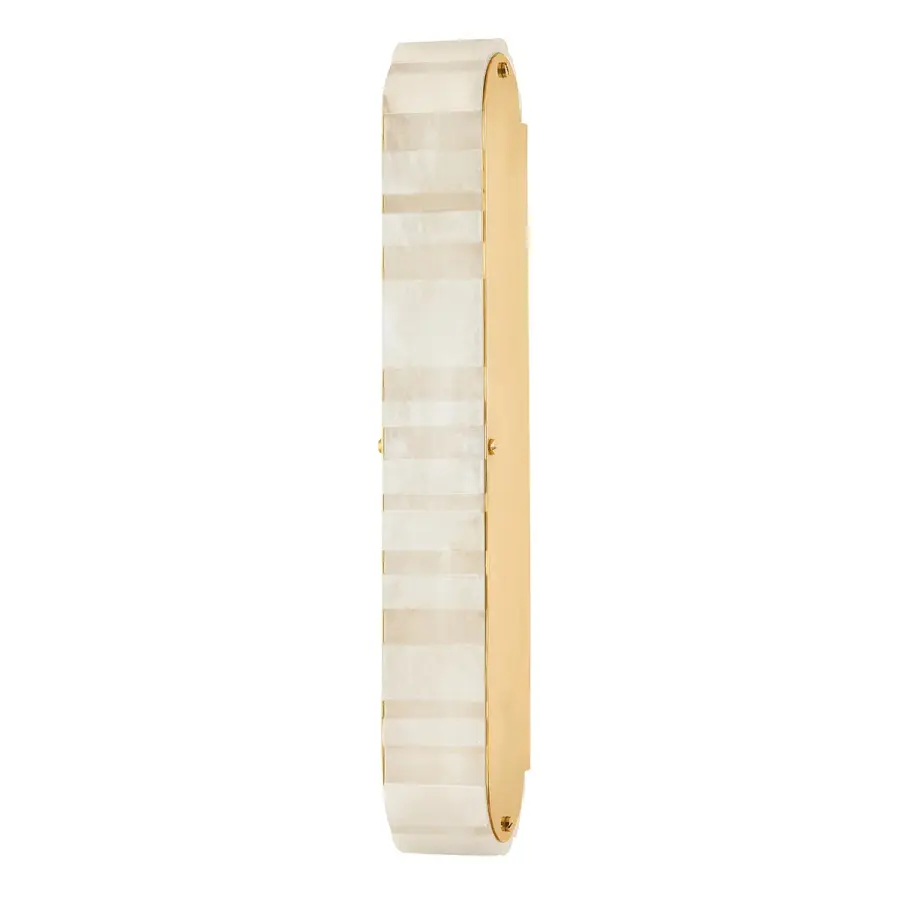 Budapest LED Wall Sconce in Vintage Brass