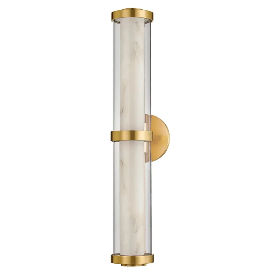 Caterina LED Bath and Vanity Light in Vintage Brass