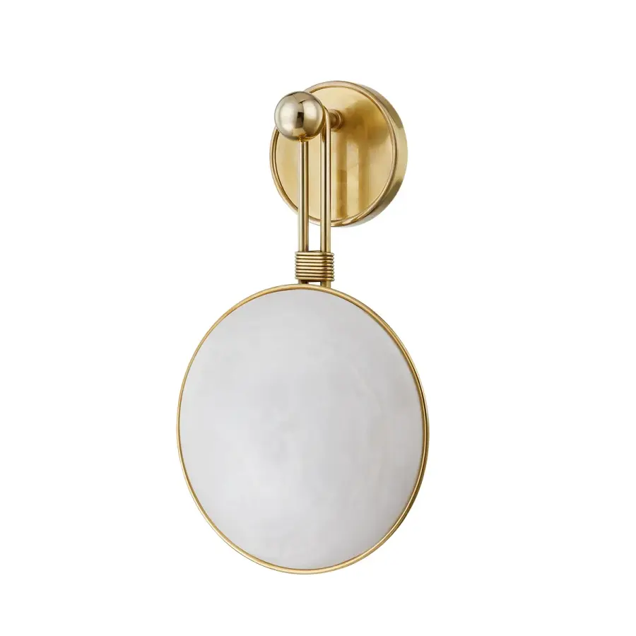 Ares LED Wall Sconce in Vintage Brass