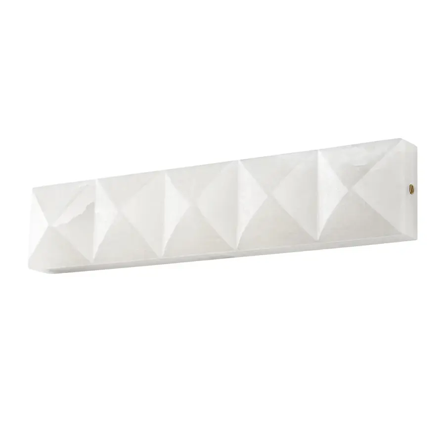 Gypsum LED Wall Sconce in Vintage Brass