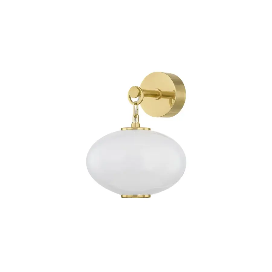 Nephele LED Wall Sconce in Vintage Polished Brass