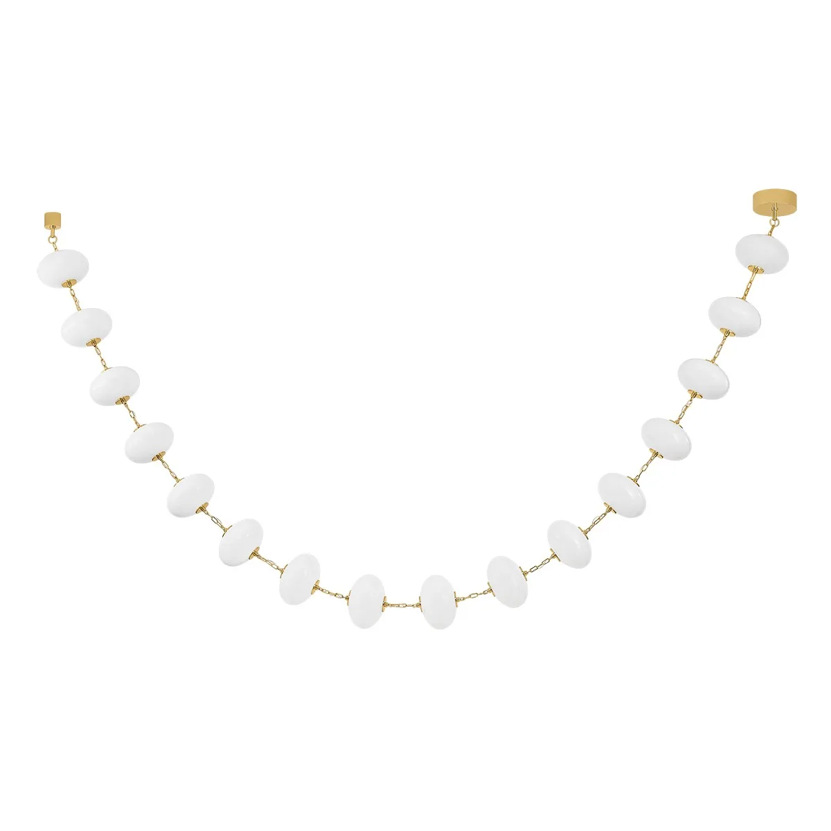 Nephele 16-Light LED Chandelier in Vintage Polished Brass