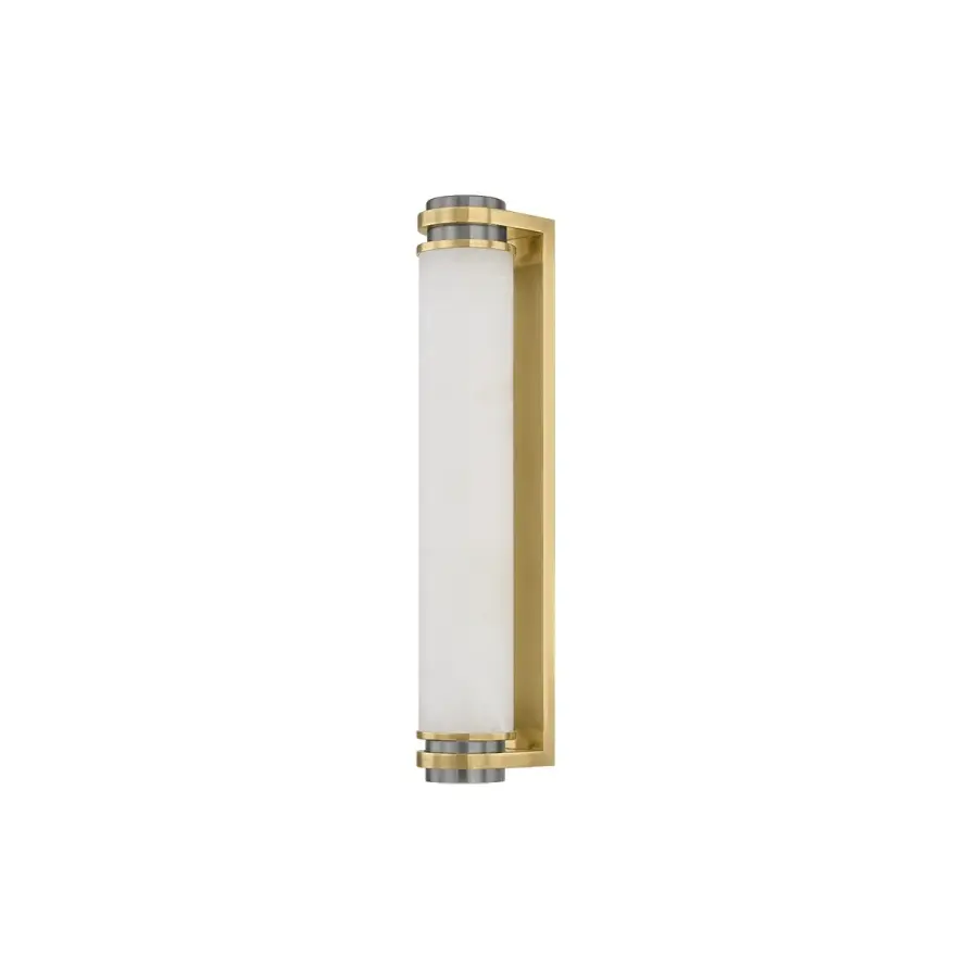 Sorrento LED Wall Sconce in Vintage Brass