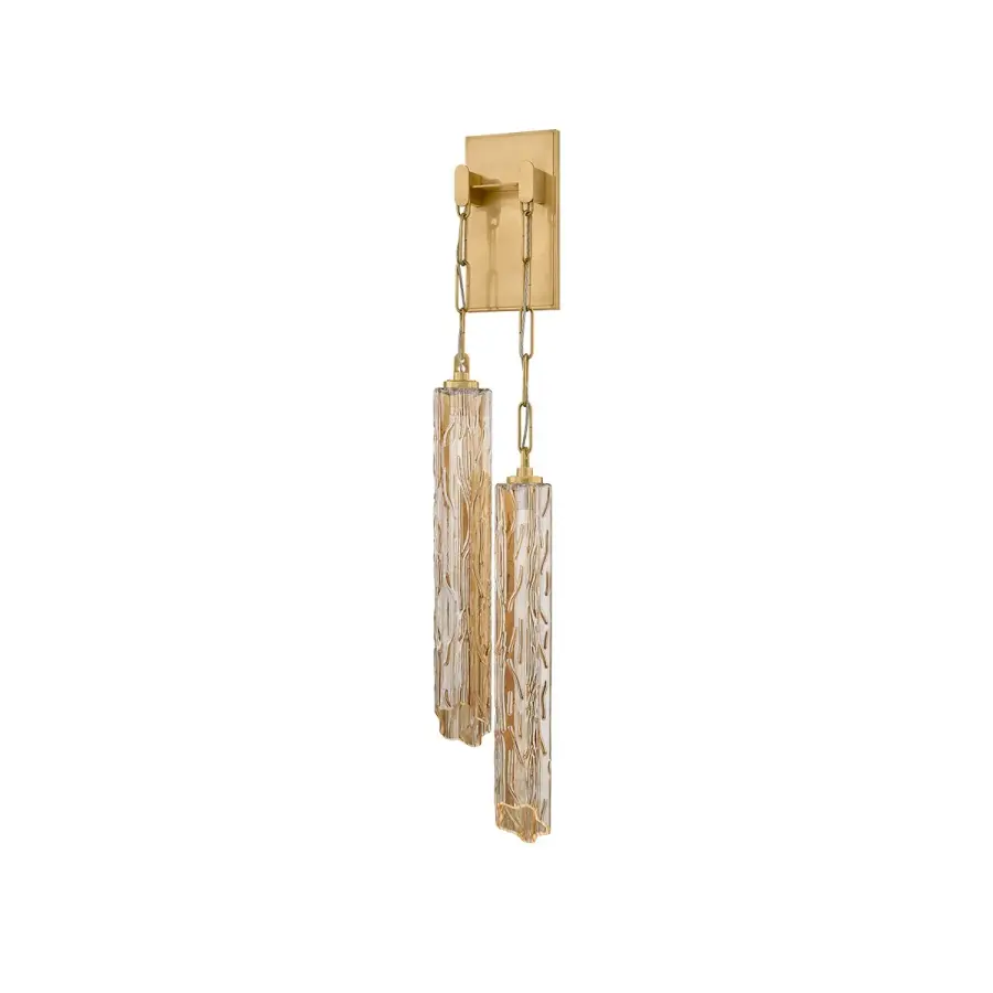 Malaga LED Wall Sconce in Vintage Brass