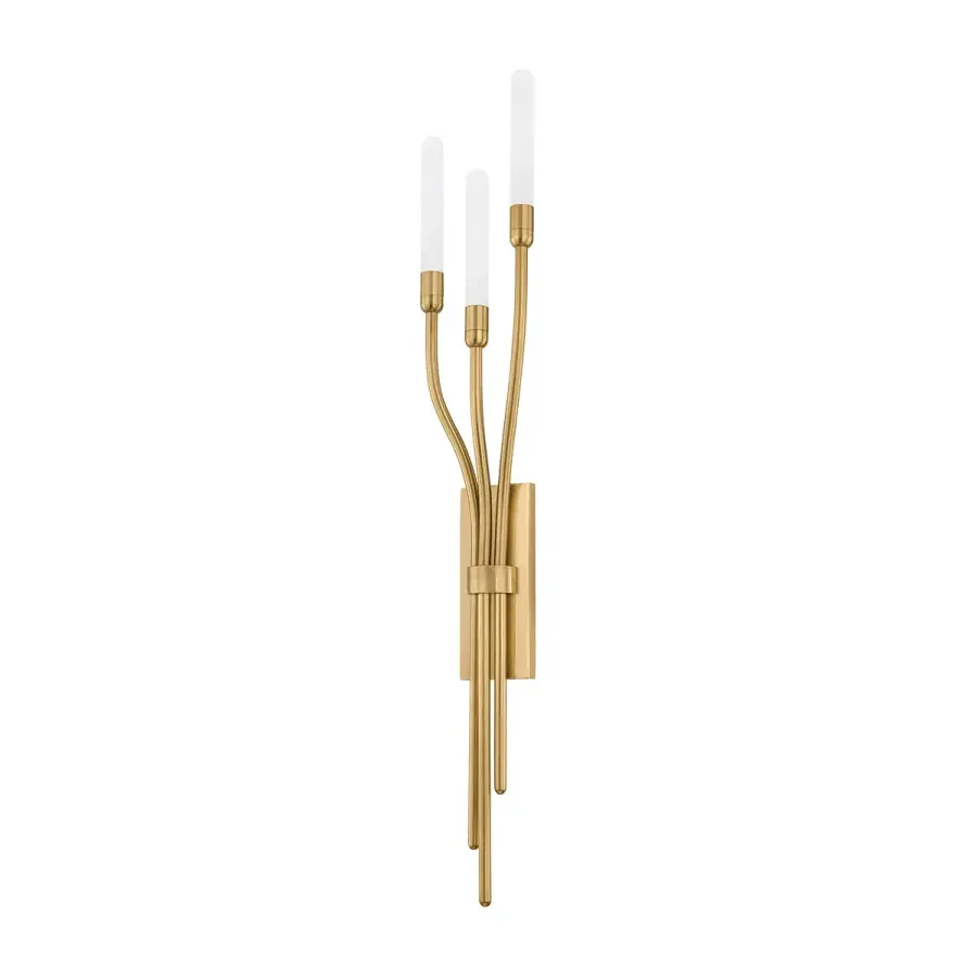 Amalthea LED Wall Sconce in Vintage Brass