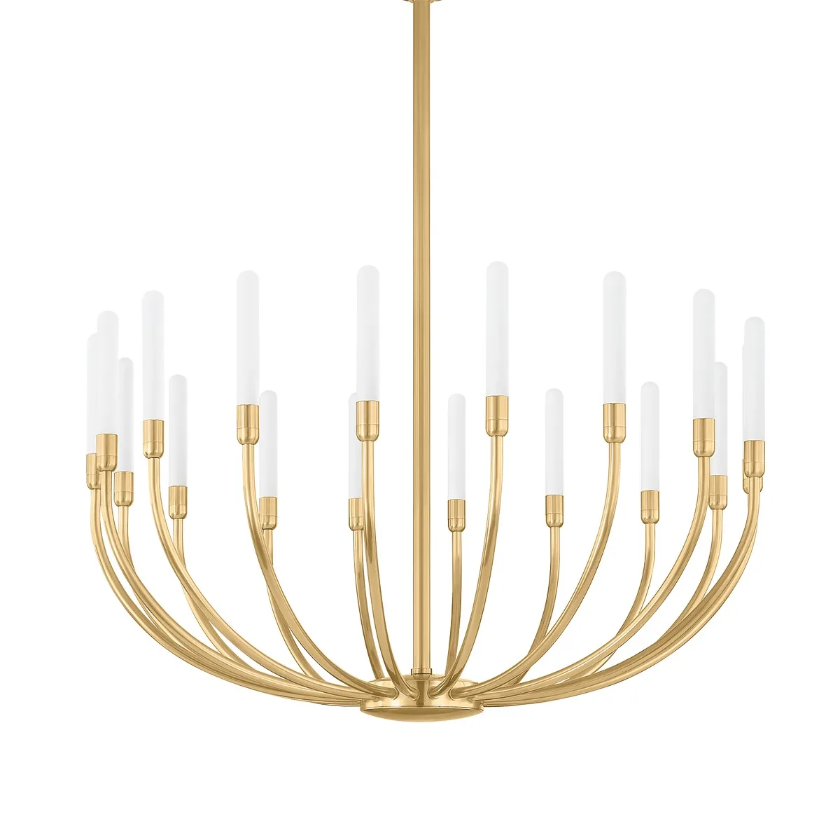 Amalthea LED Chandelier in Vintage Brass