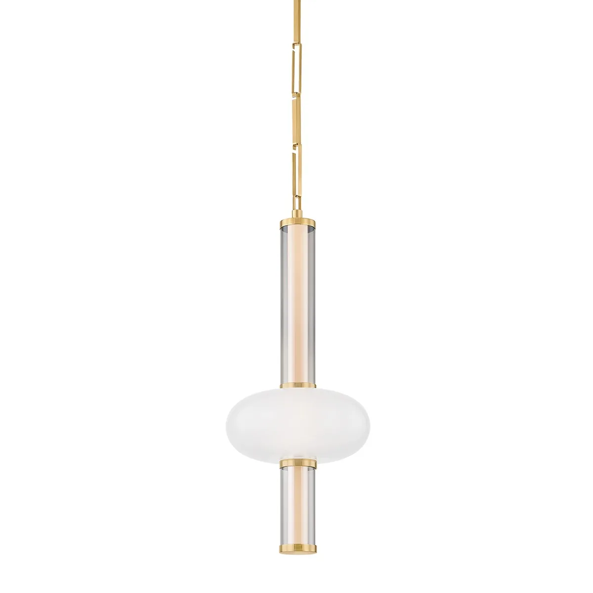 Corbin LED Pendant in Vintage Brass