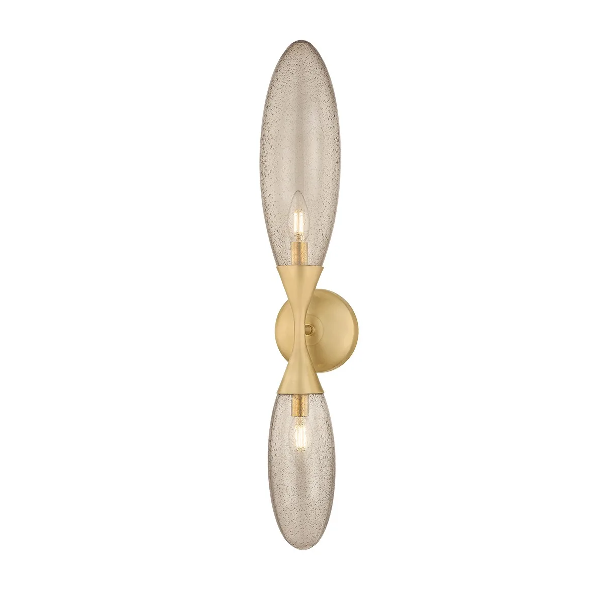 Cordoba Two Light Wall Sconce in Vintage Brass