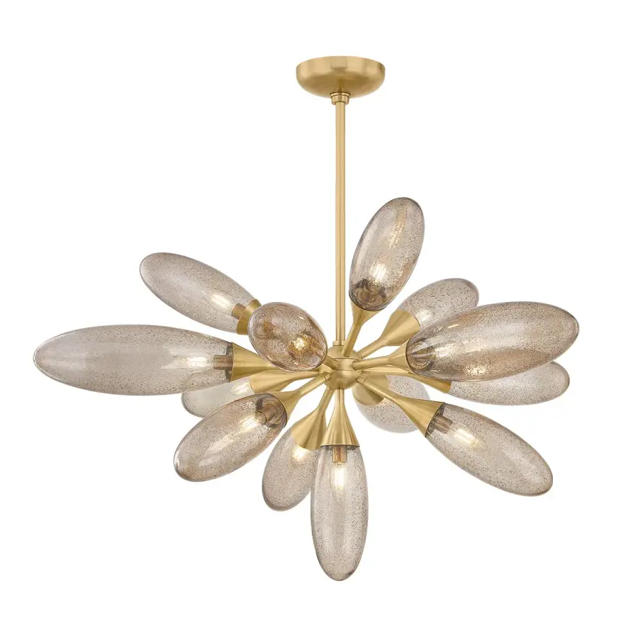 Cordoba 13-Light Chandelier in Vintage Brass
