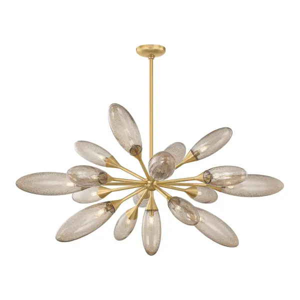 Cordoba 17-Light Chandelier in Vintage Brass