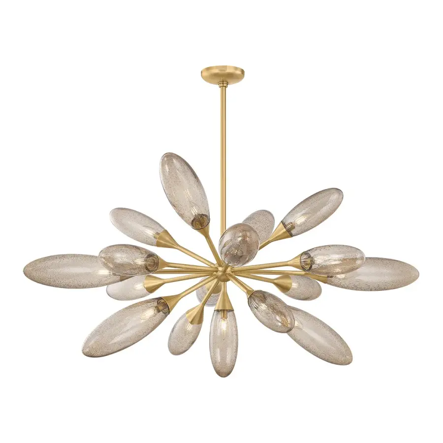 Cordoba 17-Light Chandelier in Vintage Brass