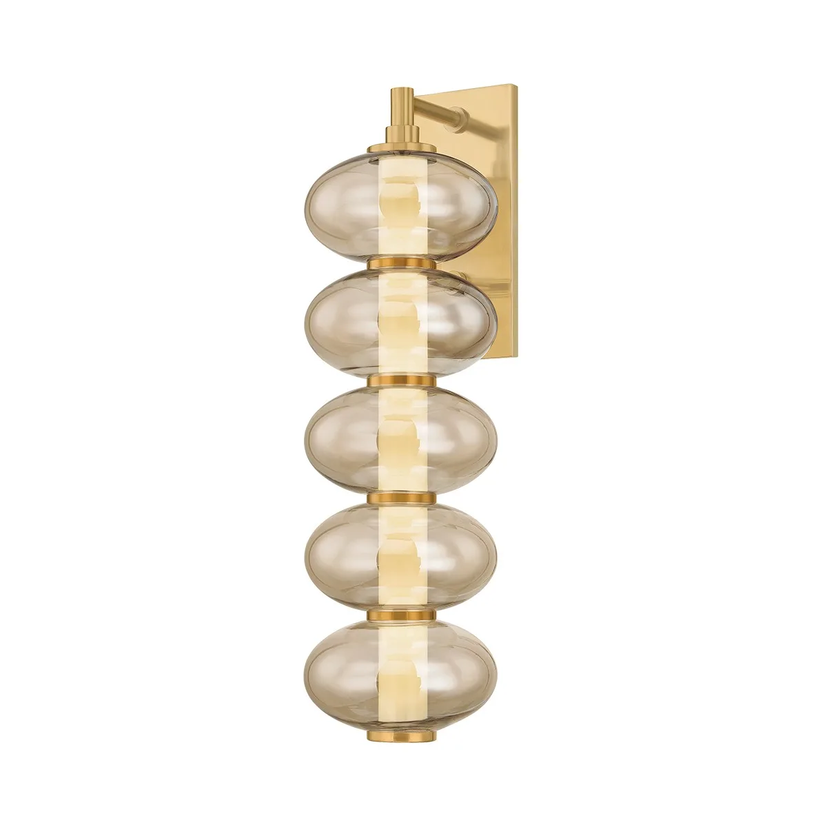 Toulouse LED Wall Sconce in Vintage Brass