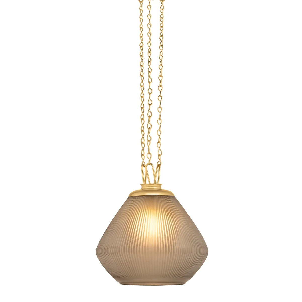 Saint Tropez One Light Pendant in Vintage Brass