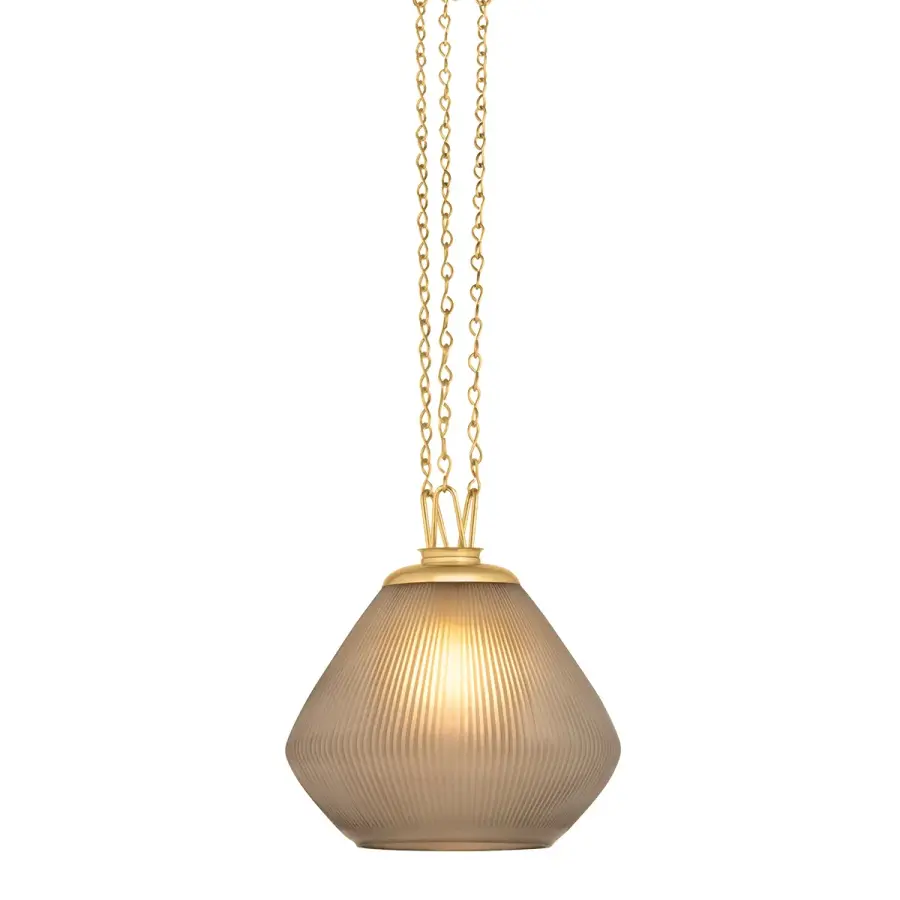Saint Tropez One Light Pendant in Vintage Brass