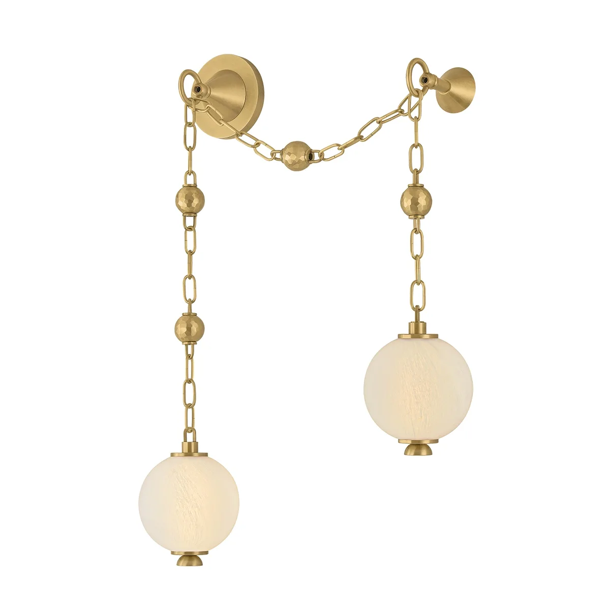 Corda LED Wall Sconce in Vintage Brass