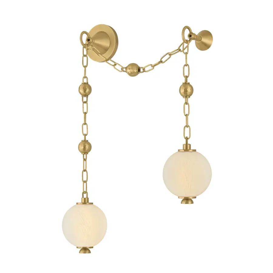 Corda LED Wall Sconce in Vintage Brass