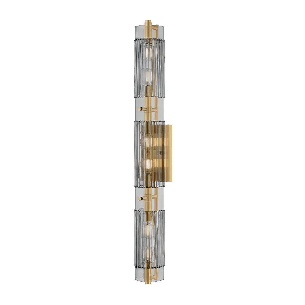 Duoro Six Light Bath Vanity in Vintage Brass