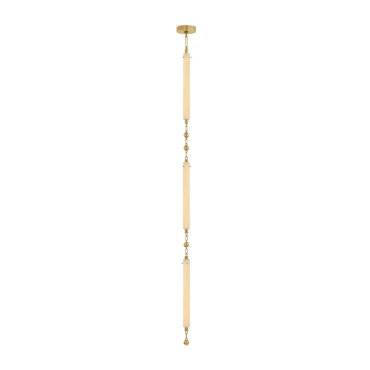 Parigi LED Pendant in Vintage Brass