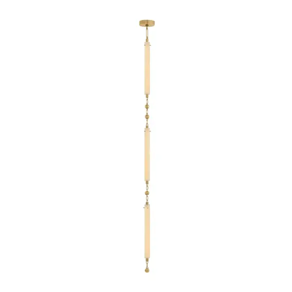 Parigi LED Pendant in Vintage Brass