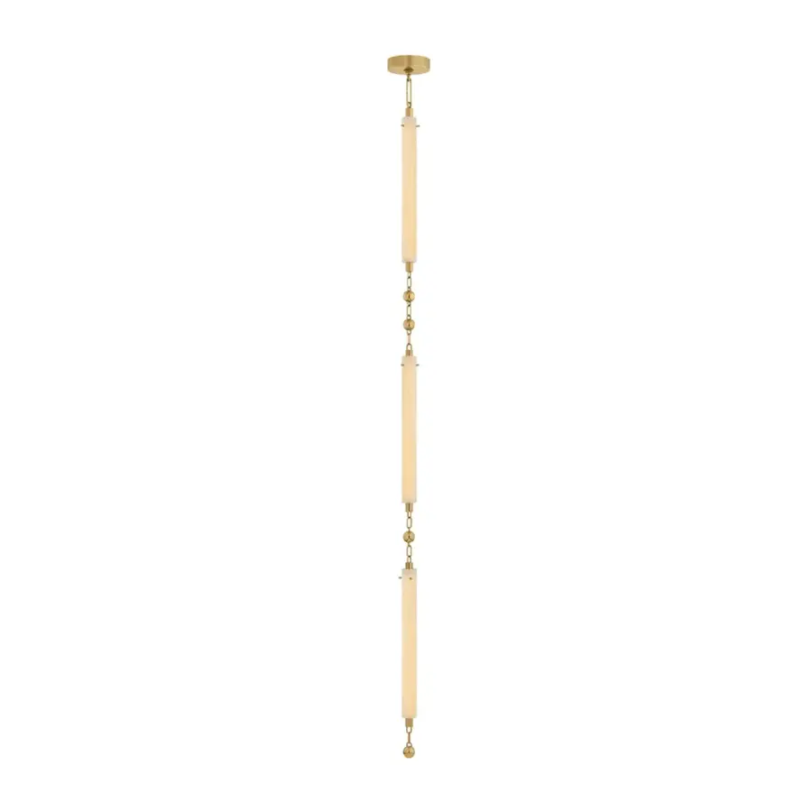 Parigi LED Pendant in Vintage Brass