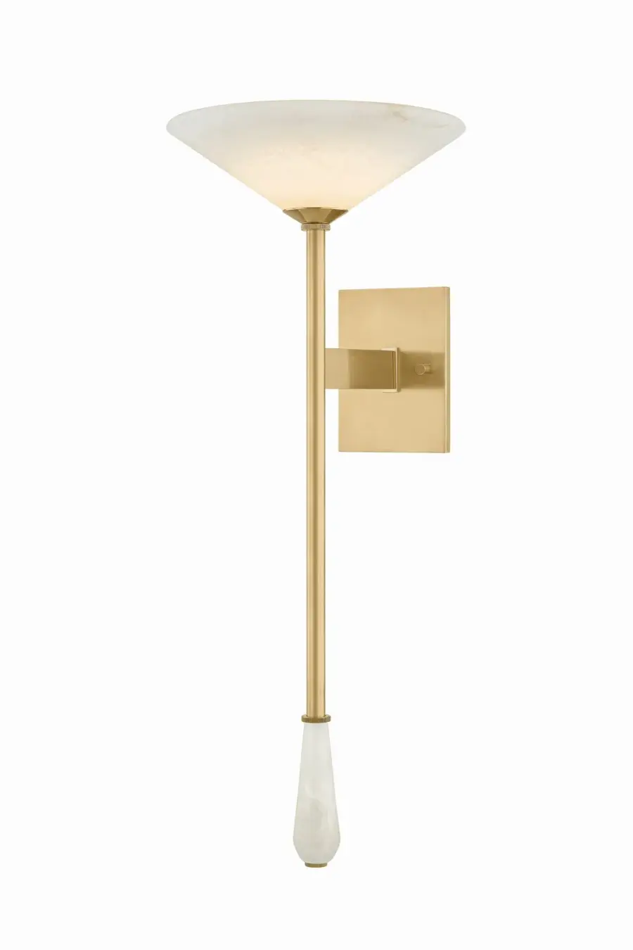 Lausanne LED Wall Sconce in Vintage Brass