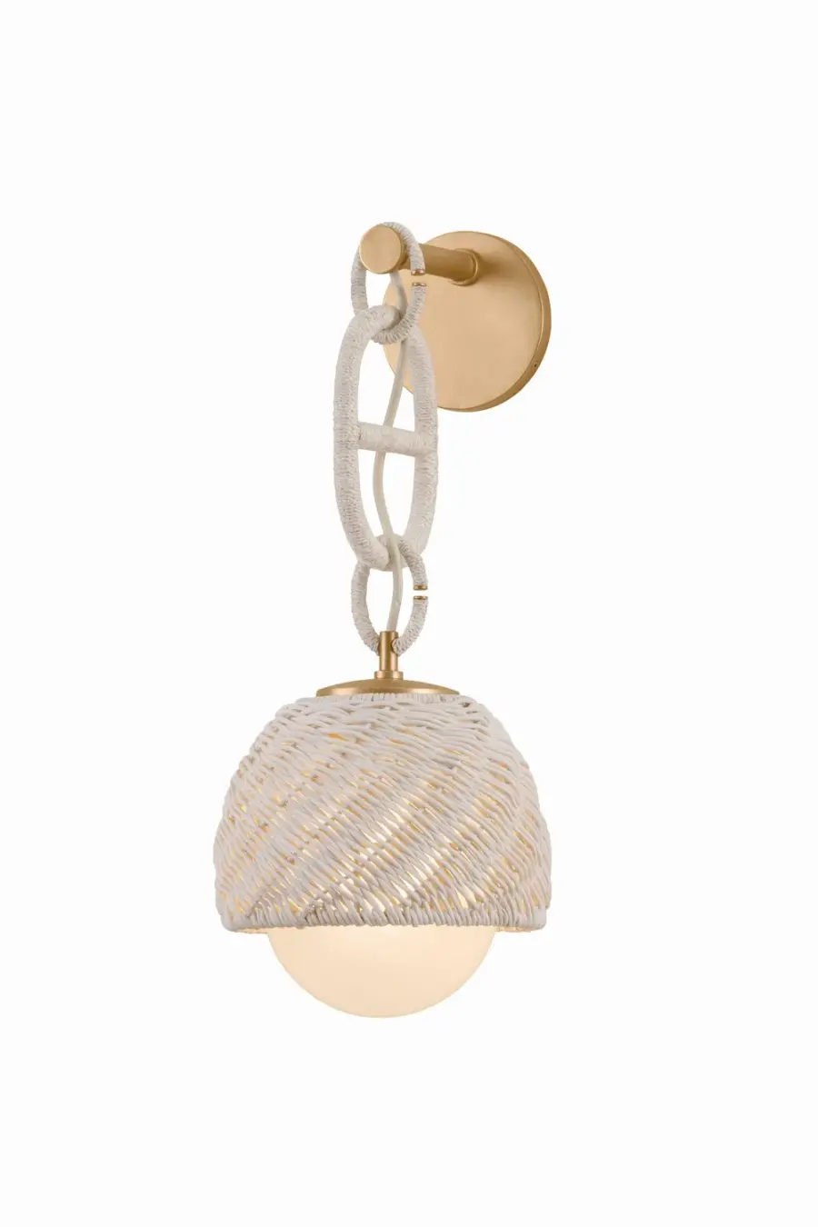 Piasu One Light Wall Sconce in Champagne Leaf