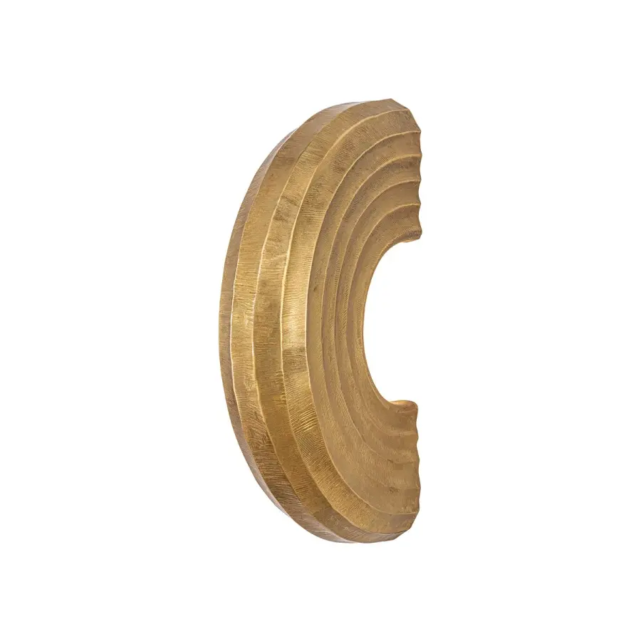 Enko Two Light Wall Sconce in Vintage Brass