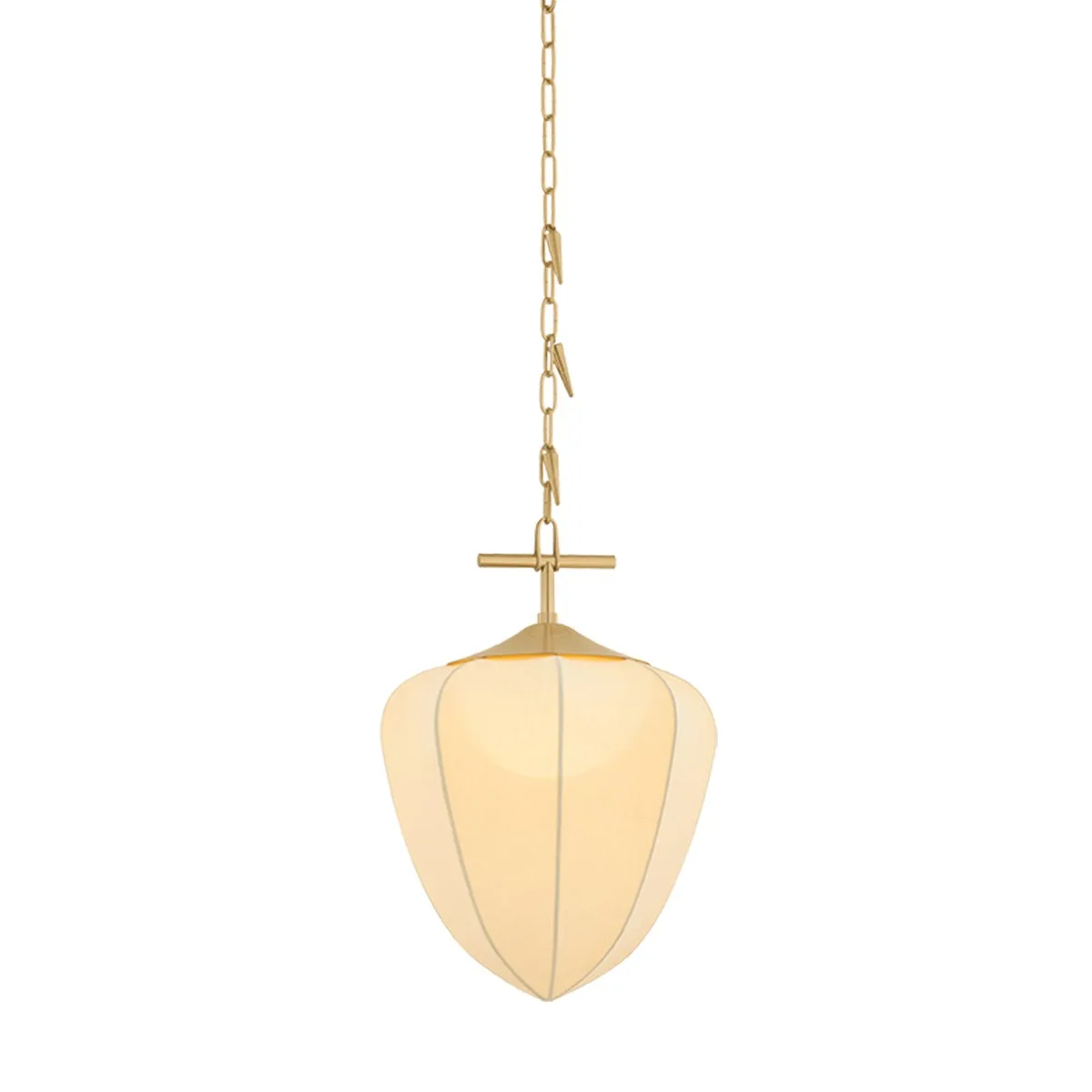 Hoshi One Light Pendant in Vintage Brass