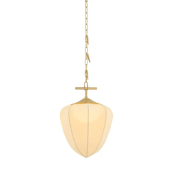 Hoshi One Light Pendant in Vintage Brass