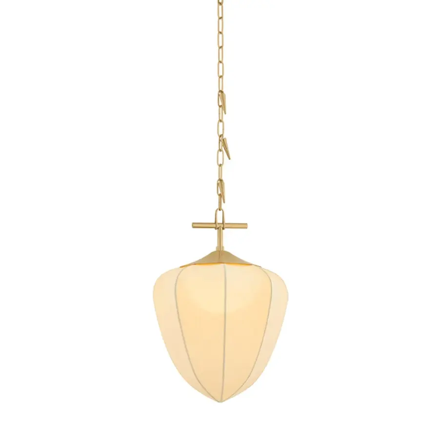 Hoshi One Light Pendant in Vintage Brass