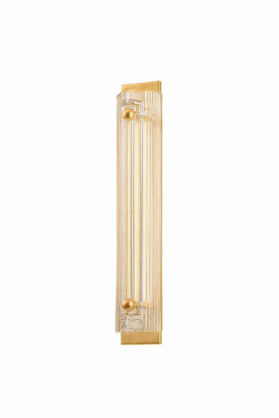 Konstanze LED Wall Sconce in Vintage Gold Leaf