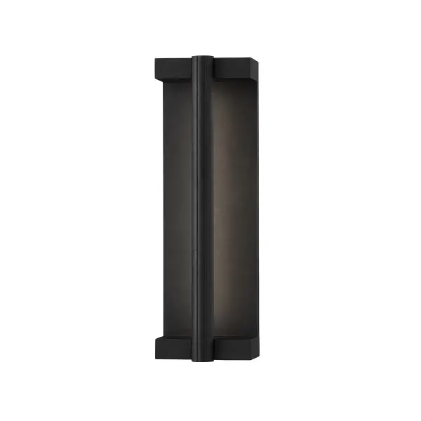 The Calla LED wall sconce combines industrial minimalism with serious outdoor performance. Its textured black finish and rectangular profile deliver modern style, while the exclusive EPM material resists UV and salt exposure.