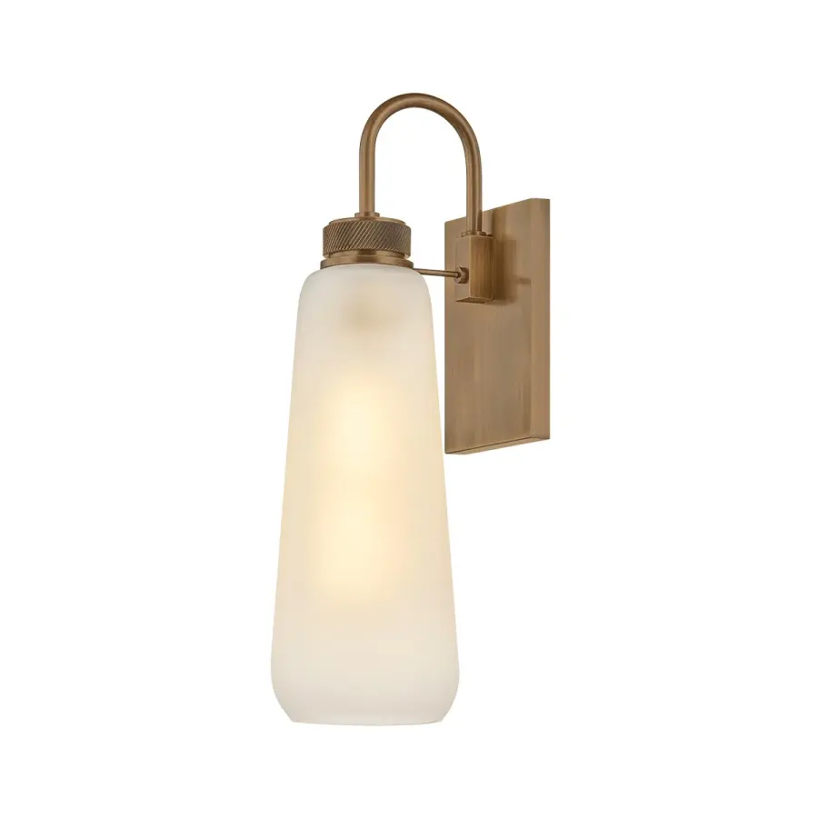 Gulliver One Light Wall Sconce in Patina Brass
