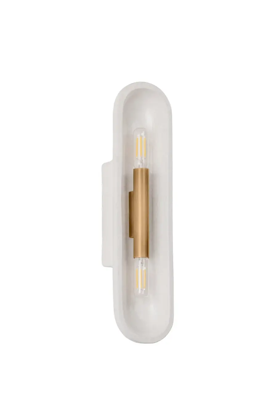 Lane Two Light Wall Sconce in Patina Brass