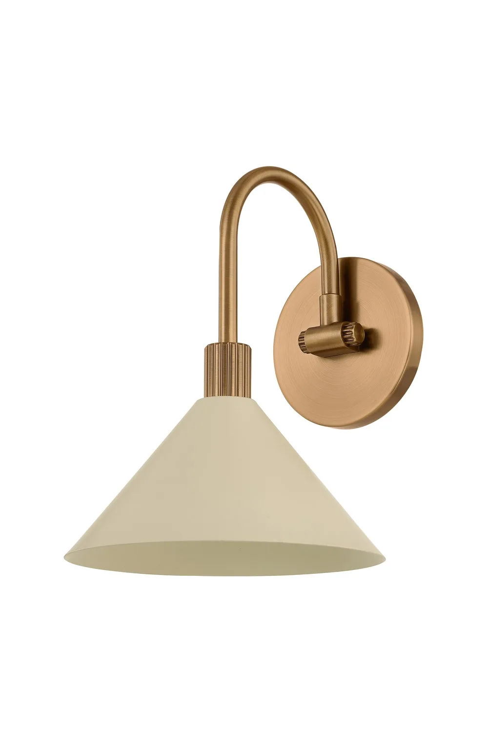 Jovani One Light Bath Sconce in Patina Brass