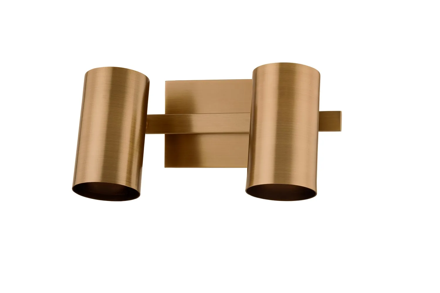 Rueben Two Light Bath Vanity in Patina Brass