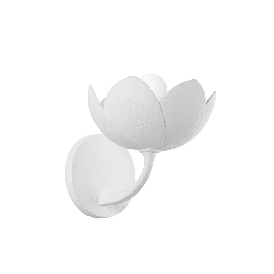 Arcata One Light Wall Sconce in Gesso White
