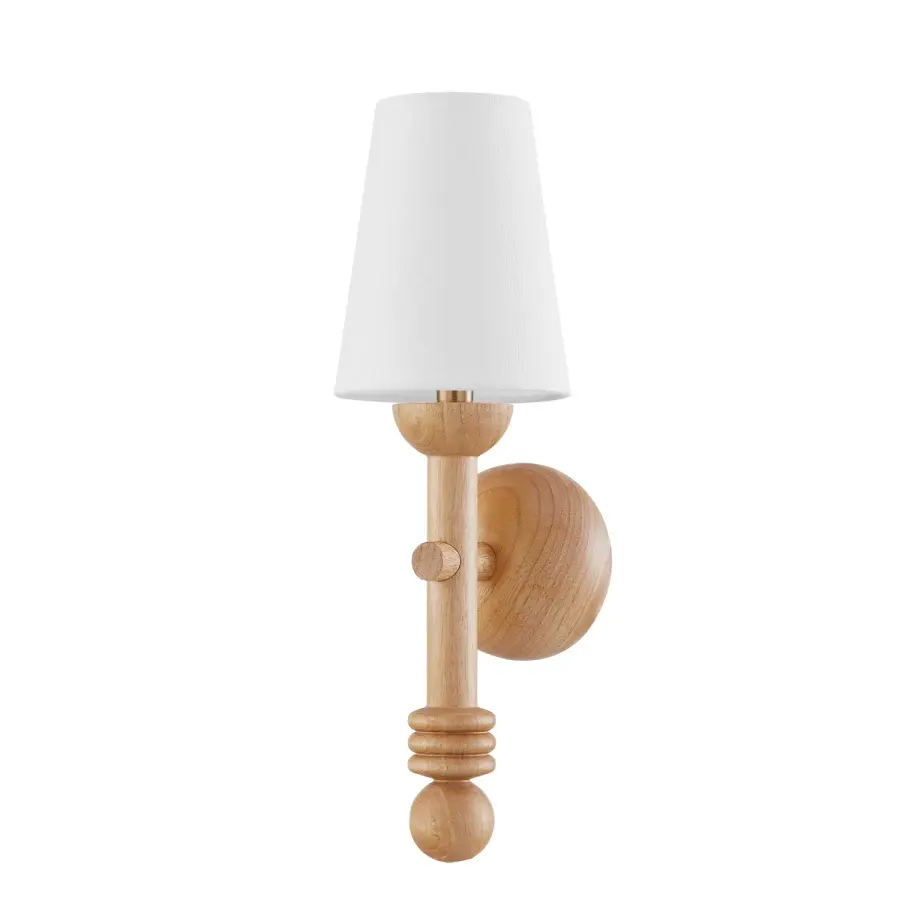 Iver One Light Wall Sconce in Patina Brass