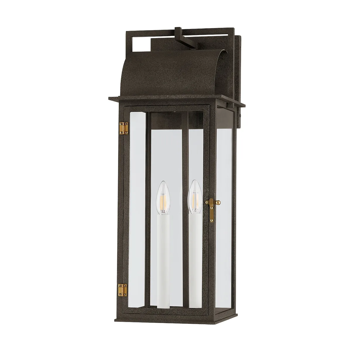 Bohen Two Light Outdoor Wall Sconce in French Iron