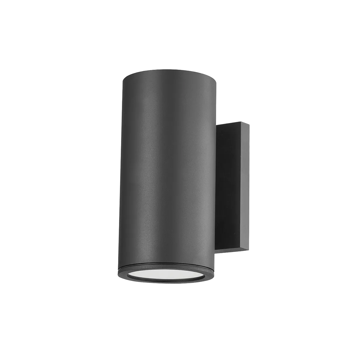 Perry One Light Outdoor Wall Sconce in Texture Black