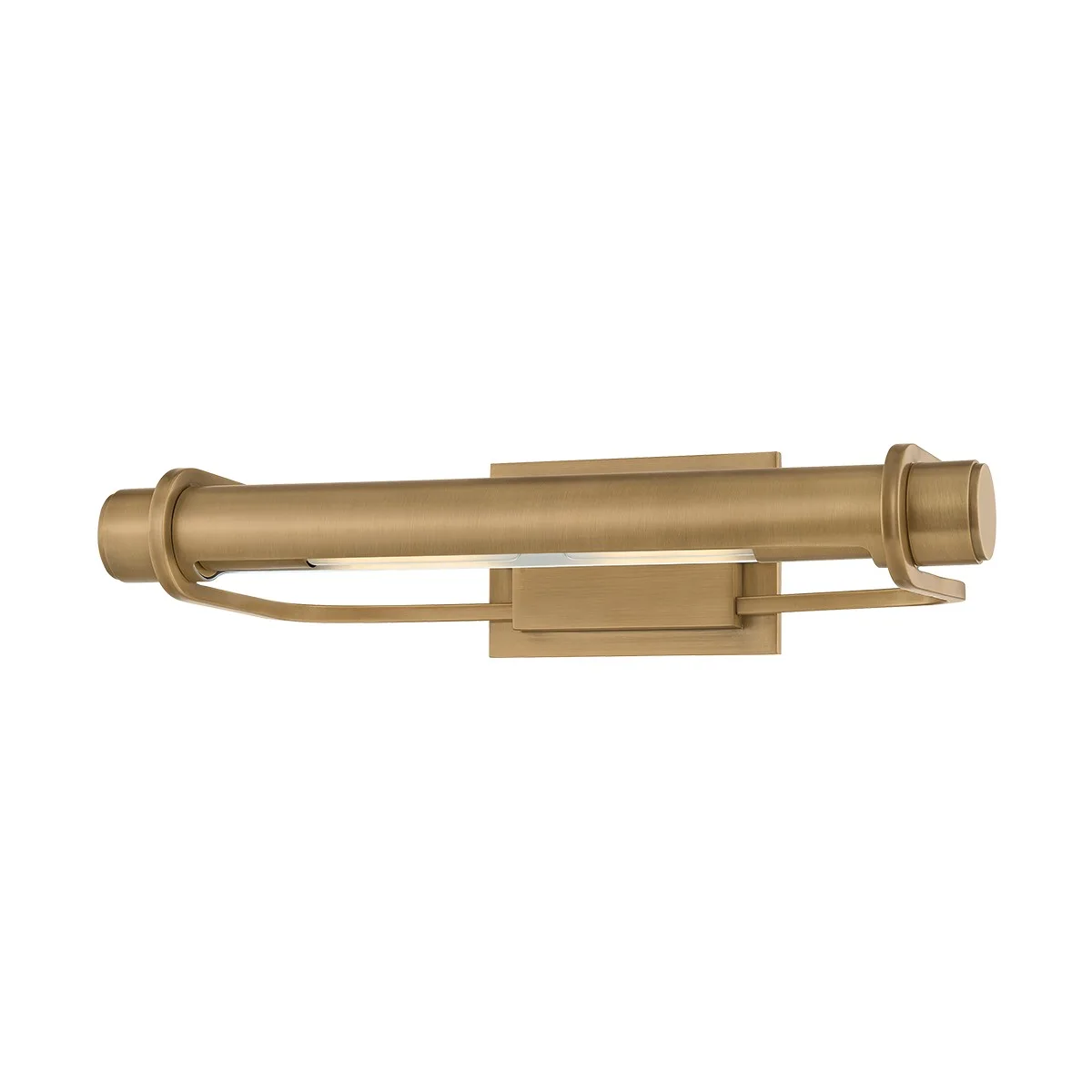 Caspian Two Light Picture Light in Patina Brass