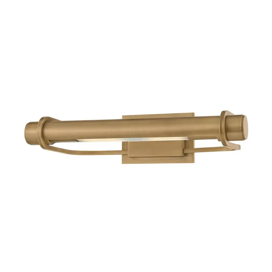 Caspian Two Light Picture Light in Patina Brass