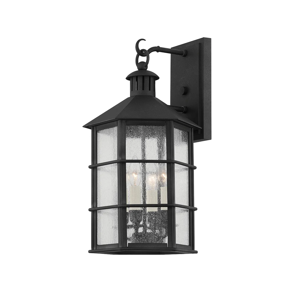 Lake County Four Light Wall Sconce in French Iron