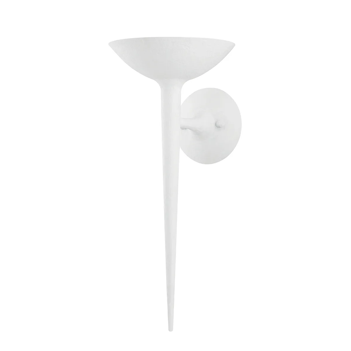 Cecilia One Light Wall Sconce in Gesso White