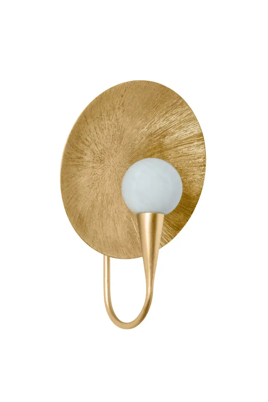 Ahmad LED Wall Sconce in Vintage Gold Leaf